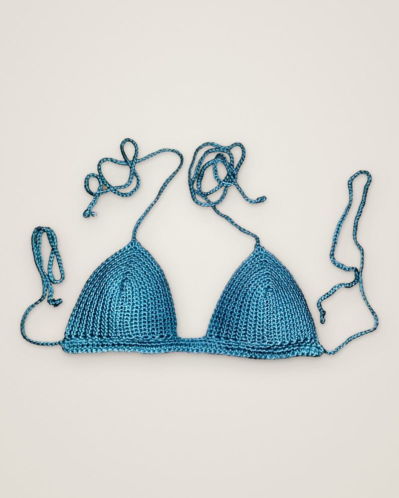 Lagoon bikini top, flat
