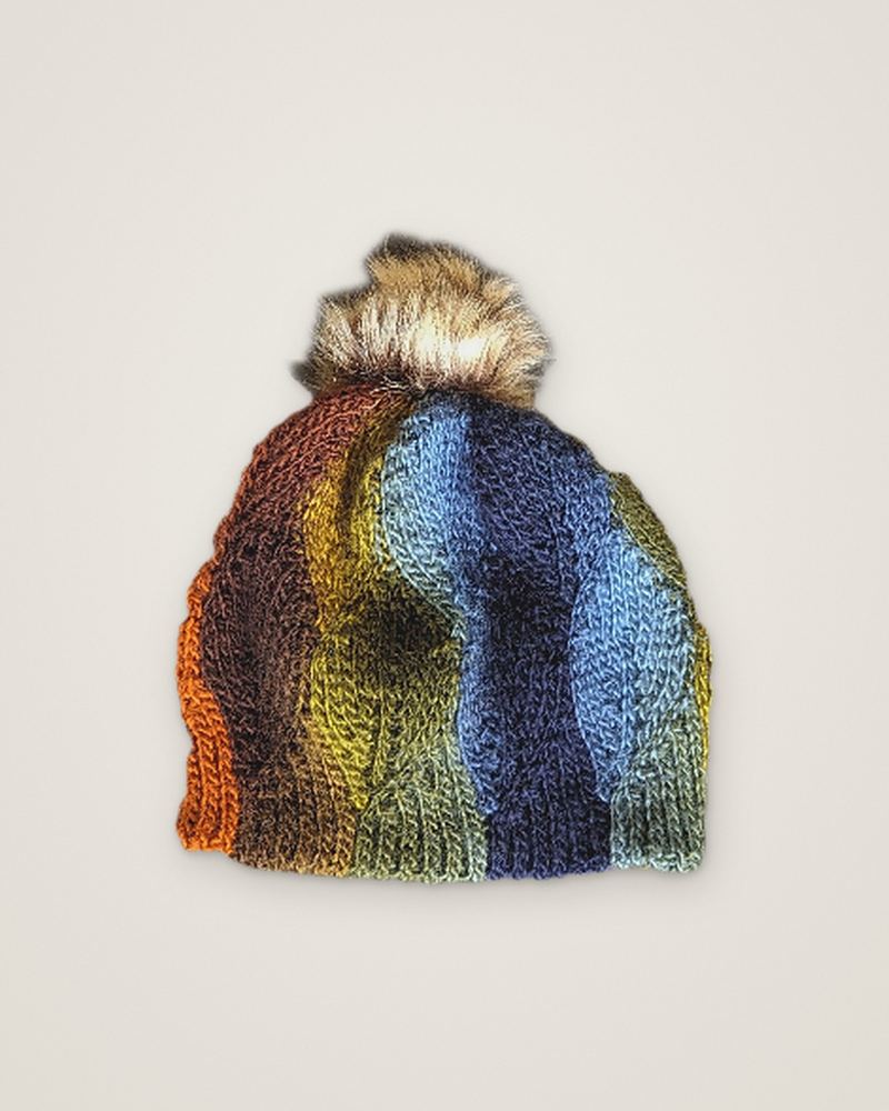 Woodlands pom hat, flat