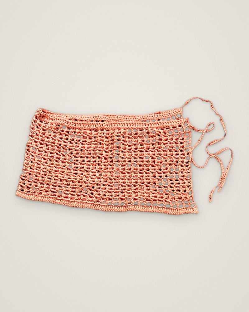 Coral mesh wrap, flat
